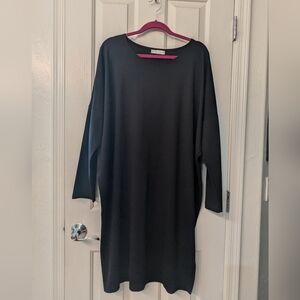 Damien Ponti Crew Neck Long Dolman Sleeve Oversized Tunic by Bryn Walker